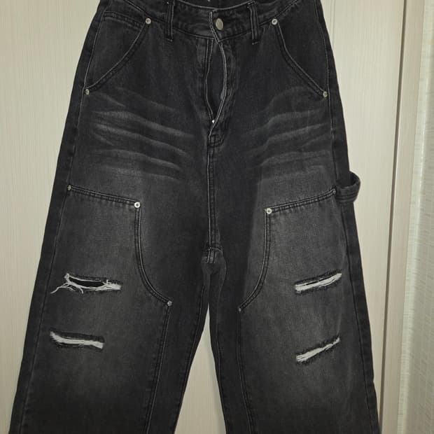 흑청카펜터팬츠