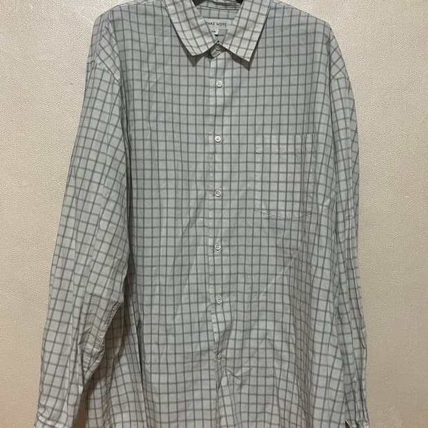 토마스모어 - 윈도우 체크 셔츠 (아이보리)