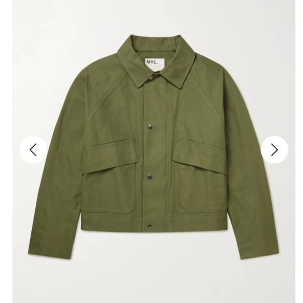 MHL 크롭워커자켓 L사이즈(army green)