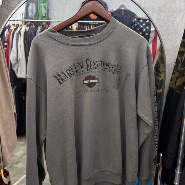 빈티지 할리데이비슨 맨투맨 