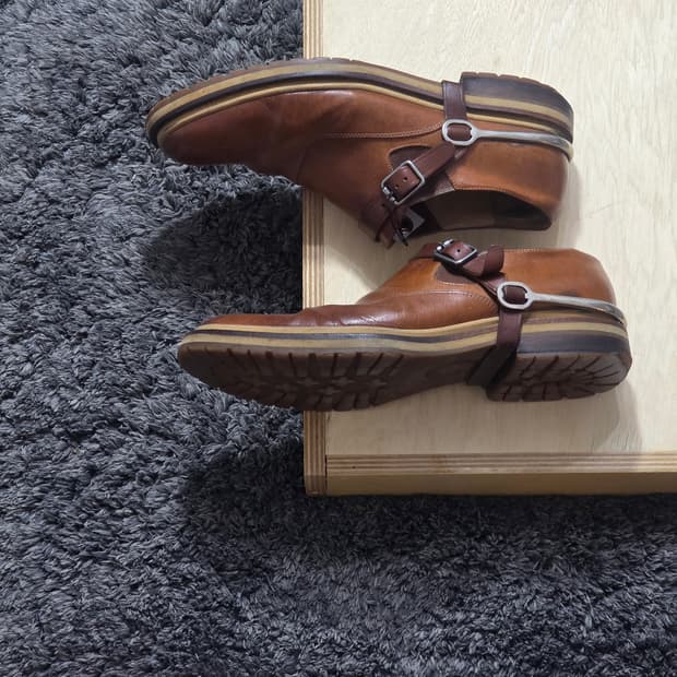 Dries van noten buckle supr strap shoes