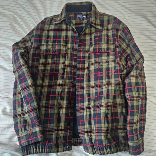 디네댓 체크 셔츠 자켓 S