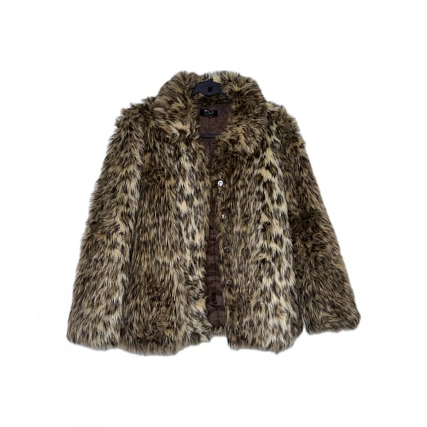 leopard fur jacket