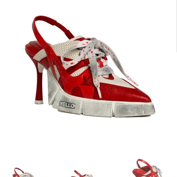 Yello zombie sneakers heels