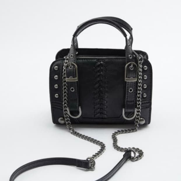 단종) y2k 자라 락 크로스백 핸드백 가방