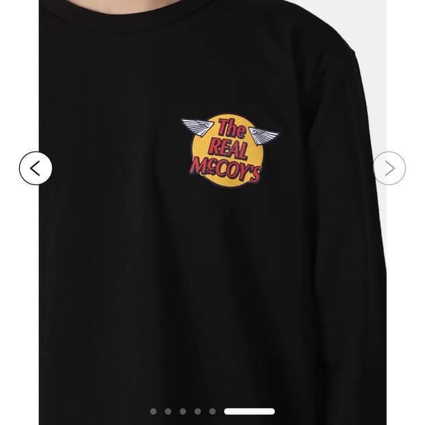 The real mccoy's logo tee long XL