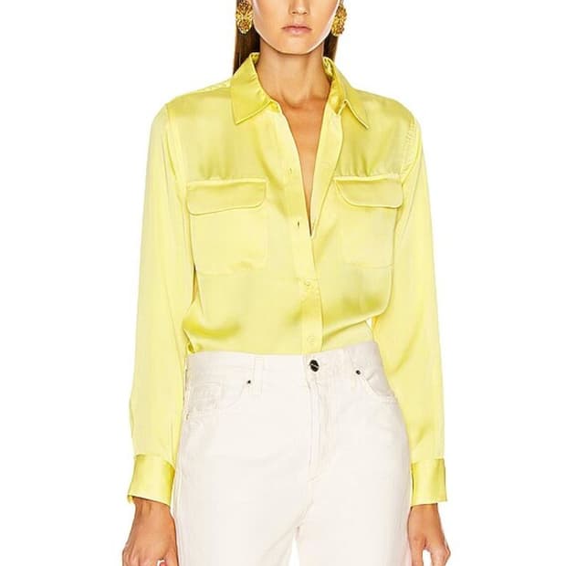 이큅먼트 시그니처 셔츠 블라우스