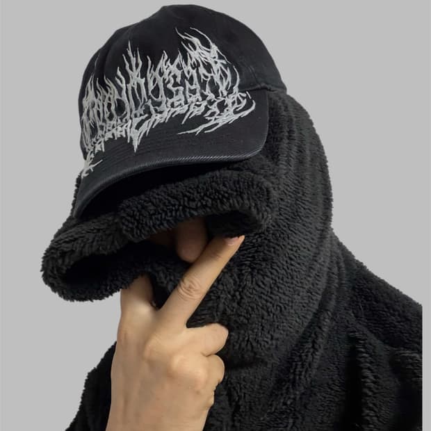 ( 미개봉) PROJECT G/R 메탈릭 로고 캡 블랙