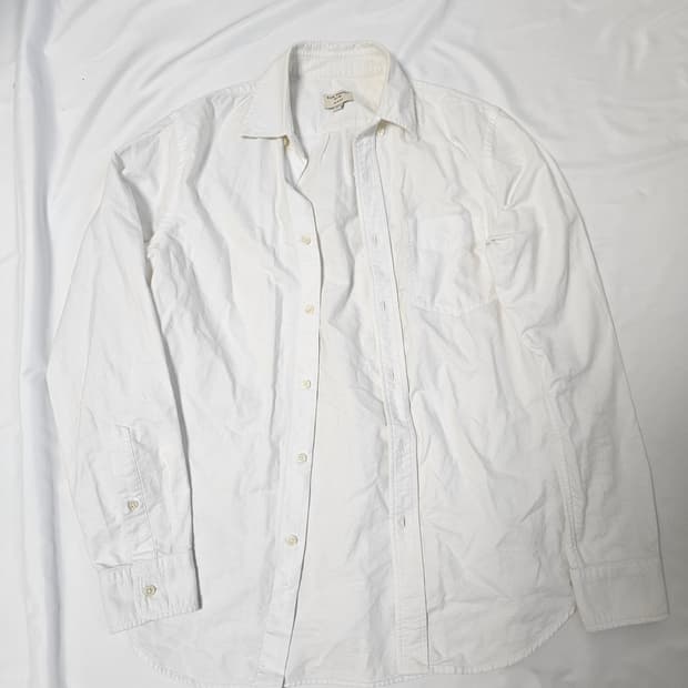 클럽모나코 클래식 코튼 셔츠 화이트 면 USA S