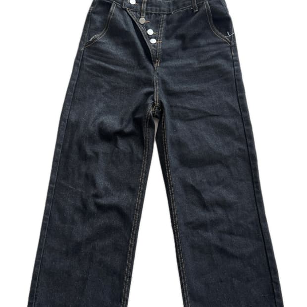 button 생지데님 팬츠 바지