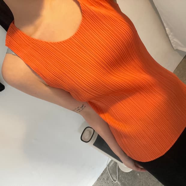 Issey Miyake Pleats Please sleeveless