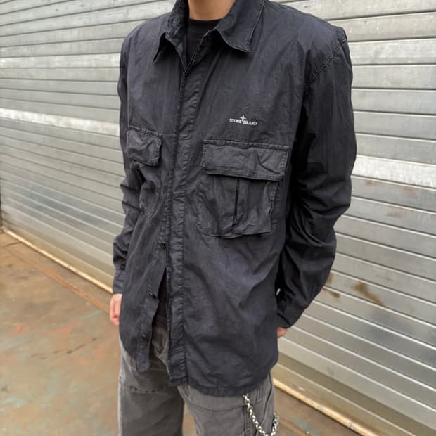 01AW 스톤아일랜드 투포켓 셔츠