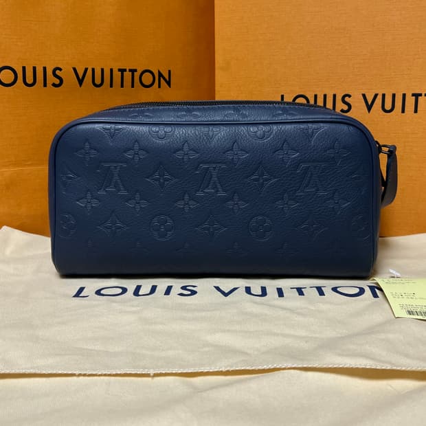 [정품] 루이비통 모노그램 쉐도우 돕키트 네이비 블루 M14843