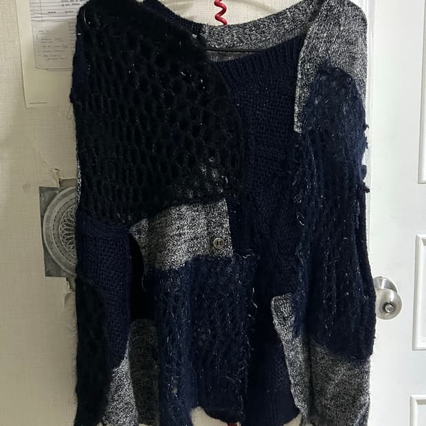 준야 와타나베&꼼데가르송 민소매 니트