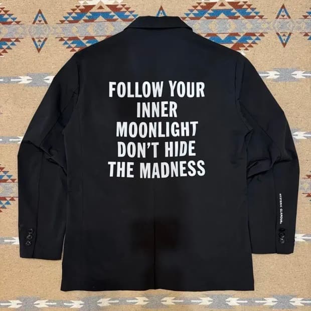 히스테릭 글래머 2버튼 싱글 블레이저 자켓