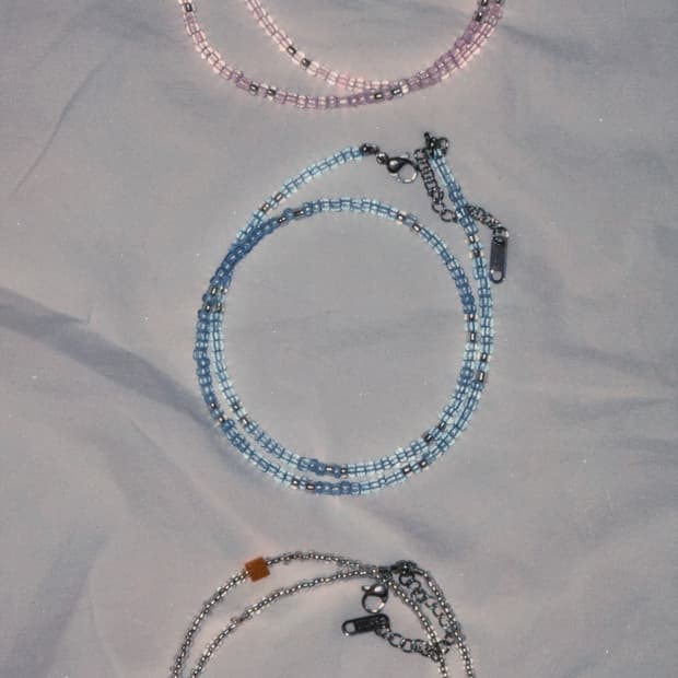 Serenity and white necklace 