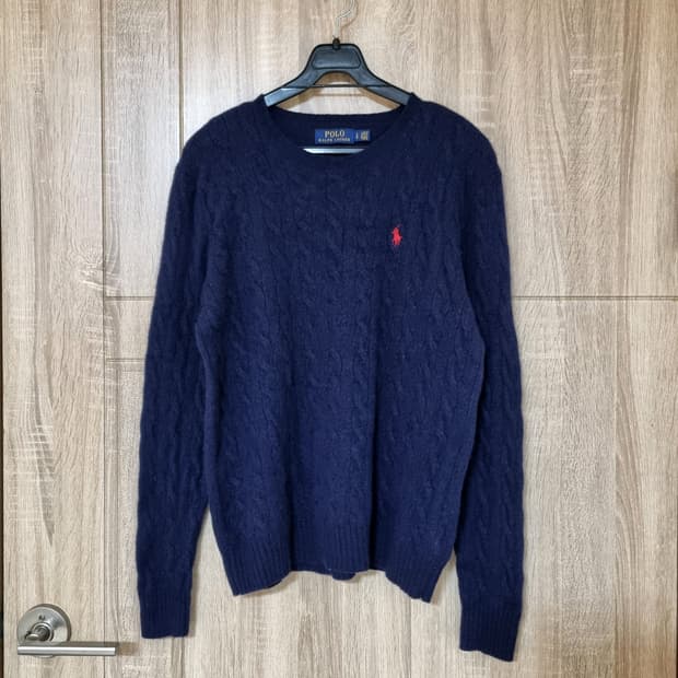폴로 랄프로렌 캐시미어 케이블니트