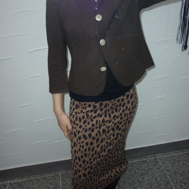 deep brown stitch jacket