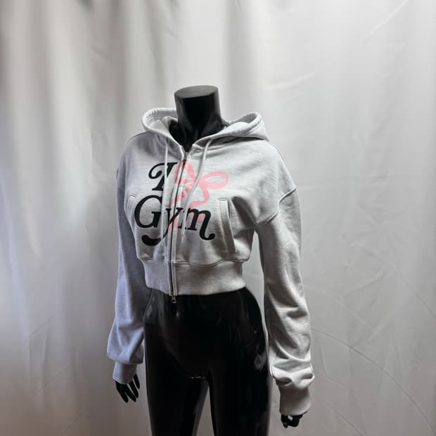 hdex / 우먼스 짐 크롭 후디 집업