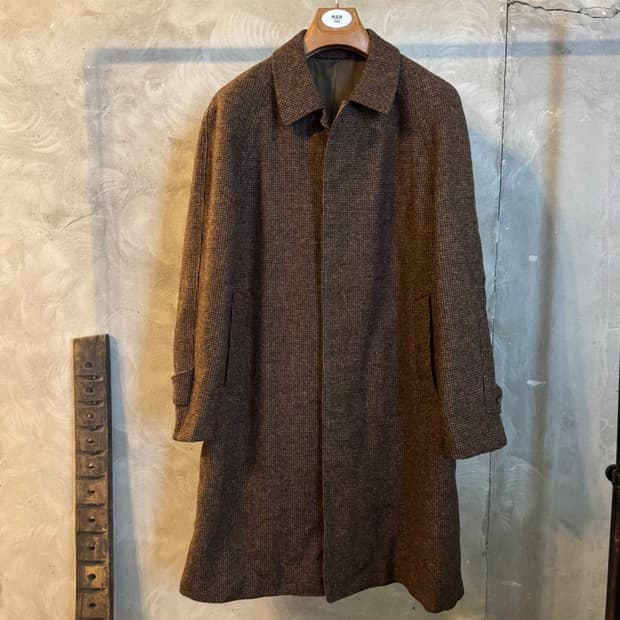 바이론 트위드 래글런 코트 100