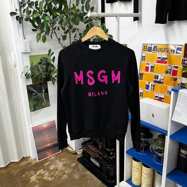 msgm 우먼 맨투맨 M