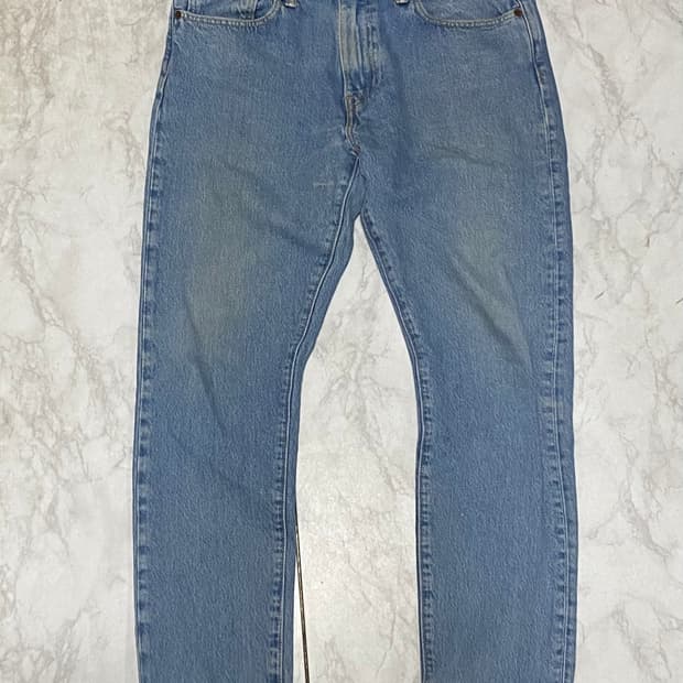 리바이스 512 연청 청바지 허리 34 인치