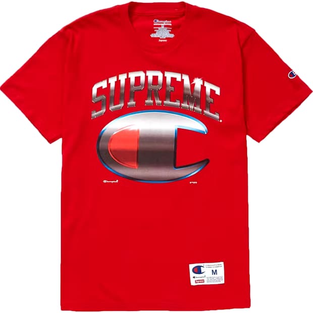 19SS Supreme X Champion tshirt