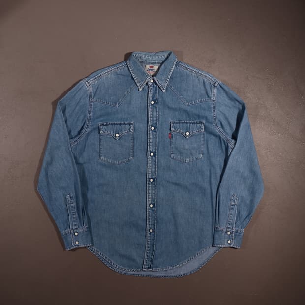90s 리바이스 웨스턴 데님셔츠