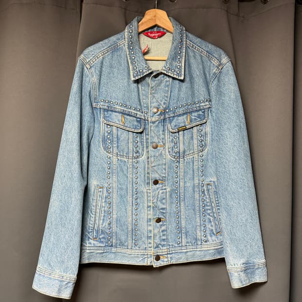 슈프림 스터드 데님 자켓 M
