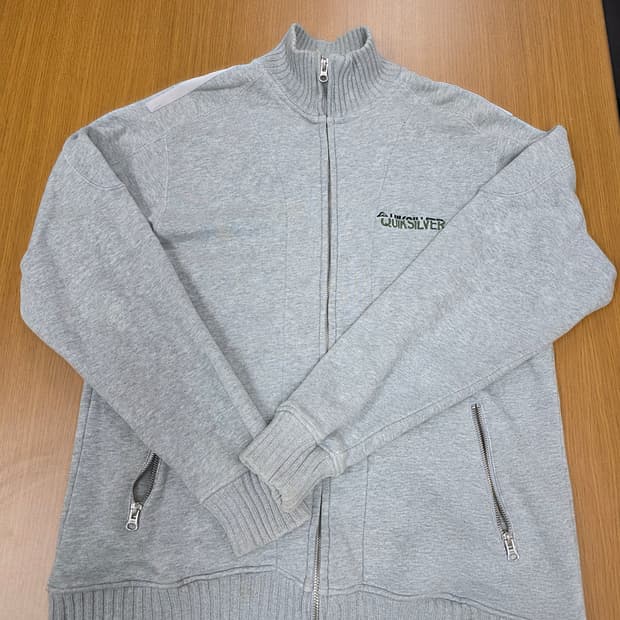 퀵실버 00s 올드스쿨 코튼 집업 자켓 트랙 자켓 L