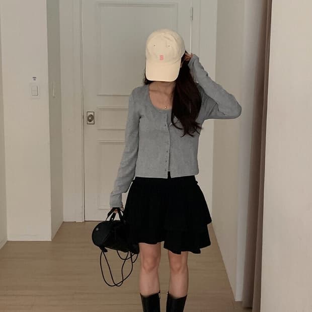 리엘 Fleur mini skirt 플레르 프릴 캉캉 미니 스커트