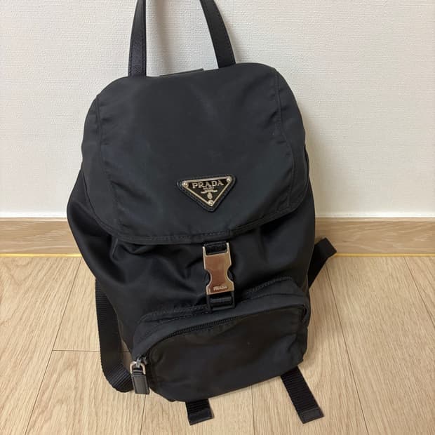 [OS] 프라다 나일론 백팩 블랙