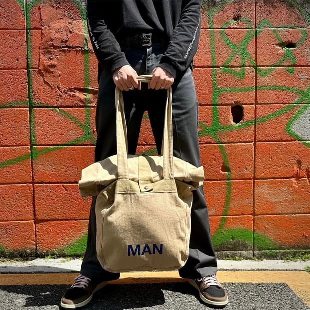 준야와타나베 꼼데 MAN 롤업 숄더백