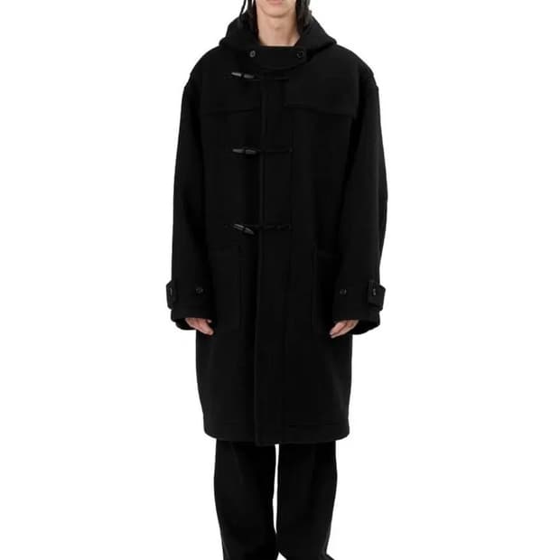 [2] 브라운야드 21fw 더플코트 블랙