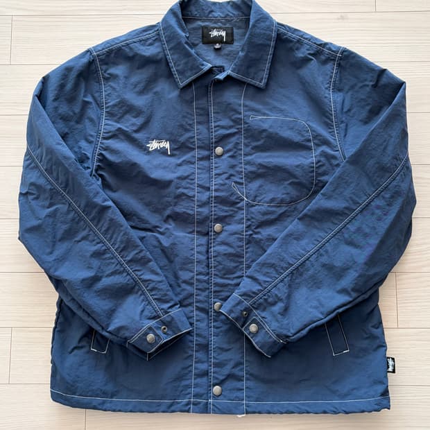 stussy 스투시 나일론 폴섬 나일론 자켓 네이비 M (103)