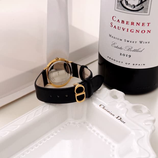 빈티지 디올 cd 버클 시계 [감정서 포함]