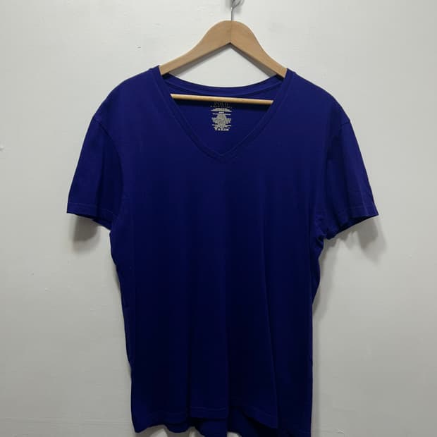 랄프로렌 폴로 블루 브이넥 반팔 M