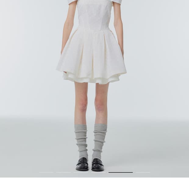 인스턴트펑크 오프숄더 플레어원피스