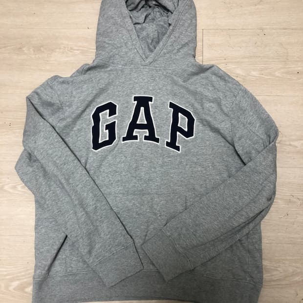 갭 후드티 그레이 색상 XL 105 사이즈