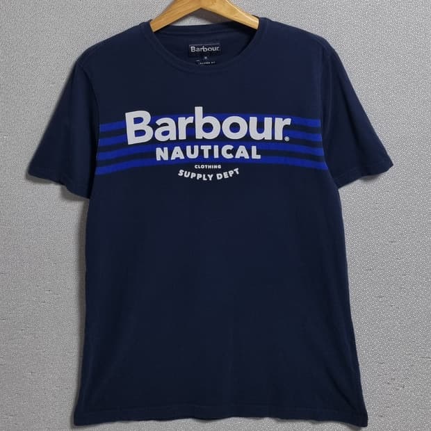 M ) 바버 네이비 반팔티