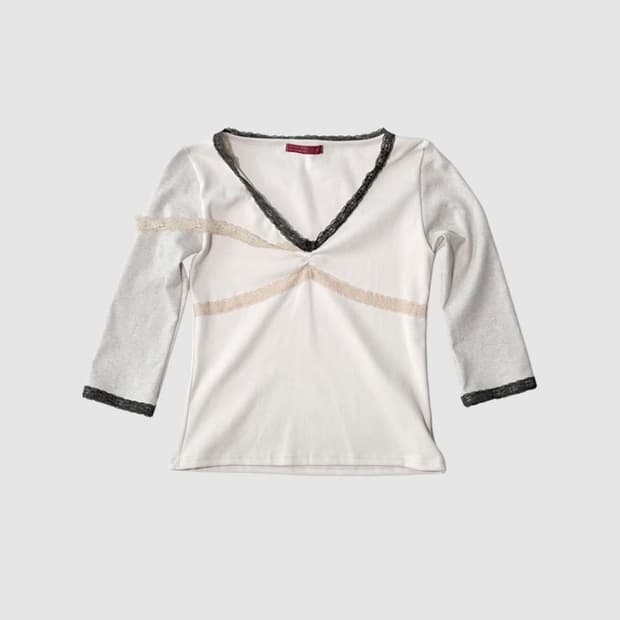 인앤양인하모니 lace top pink 레이스 탑