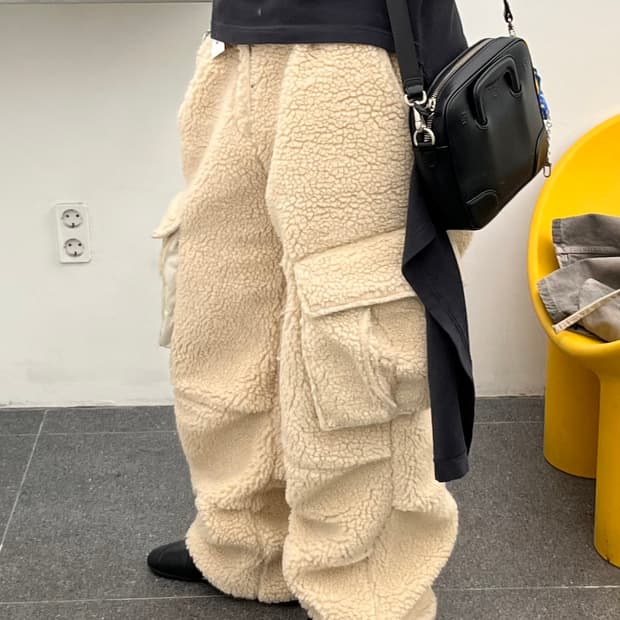 Yiyae 플리스 카고팬츠