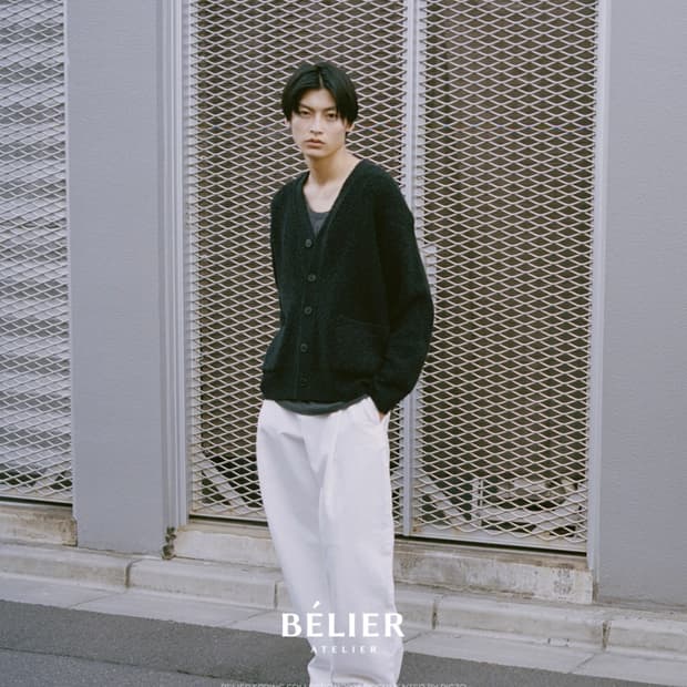 벨리에 커비 데님 팬츠 화이트