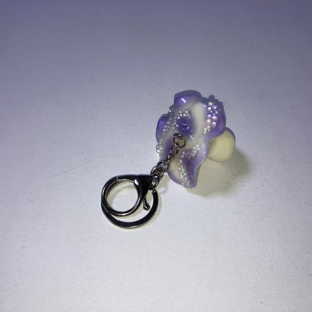 mushroom keyring 버섯키링