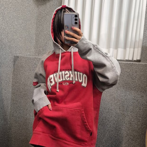 QUICKSILVER RAGLAN HOODIE