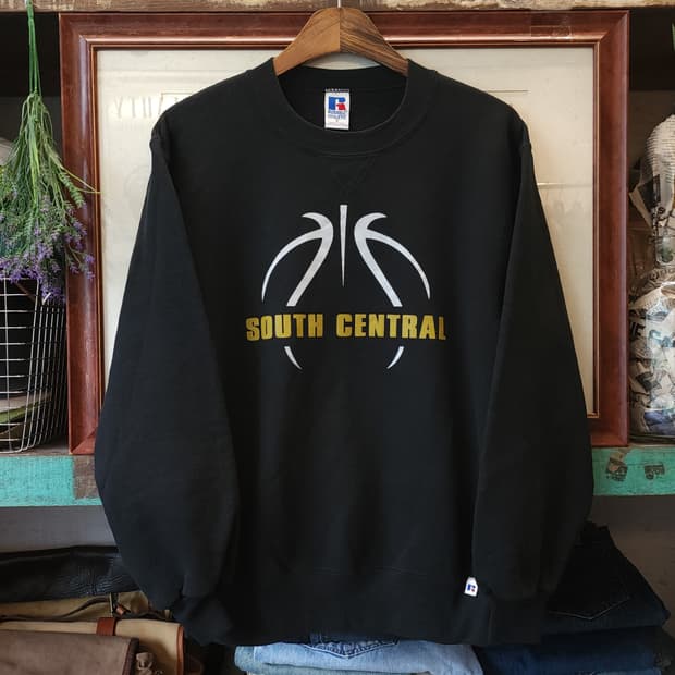 90s 러셀 맨투맨 스웻셔츠 사우스 센트럴 오리지널 빈티지 레터링 S