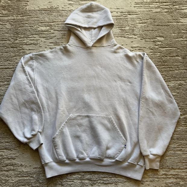 90s 러셀 애슬레틱 빈티지 플레인 스웻 후드티