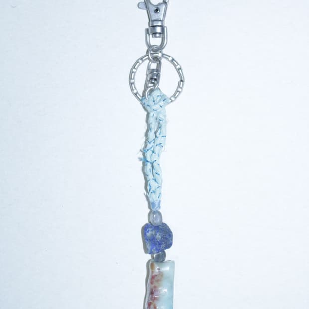 아마조나이트-청금석 열쇠고리