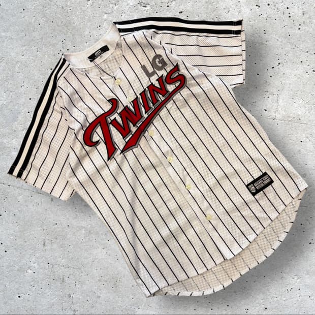 [100] LG 트윈스 야구 유니폼 스트라이프 반팔 D245