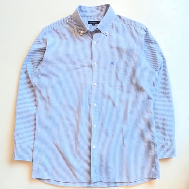 버버리 아카이브 포켓 스트라이프 셔츠